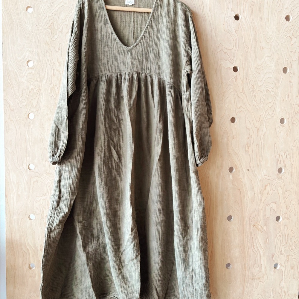 The Simple Folk Olive Green dress